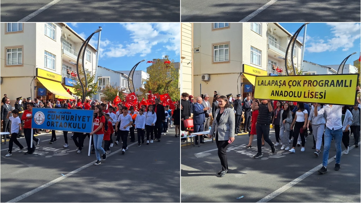 29 EKİM CUMHURİYET BAYRAMI'NIN 100. YILI İLÇEMİZDE BÜYÜK COŞKU İLE KUTLANDI